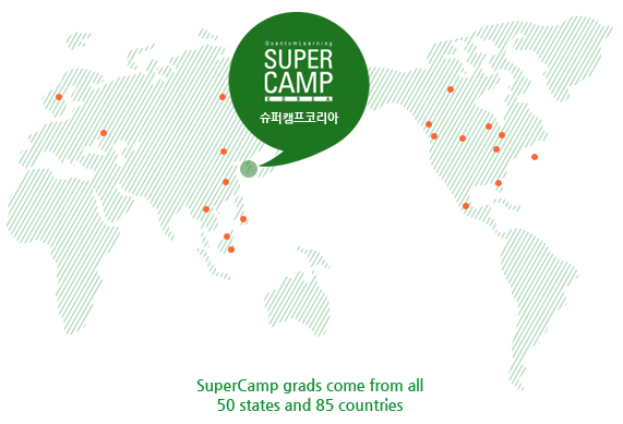 SuperCamp grads come from all 50 states and 85 countries